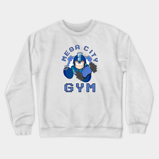 Mega City Gym Crewneck Sweatshirt by jemarone